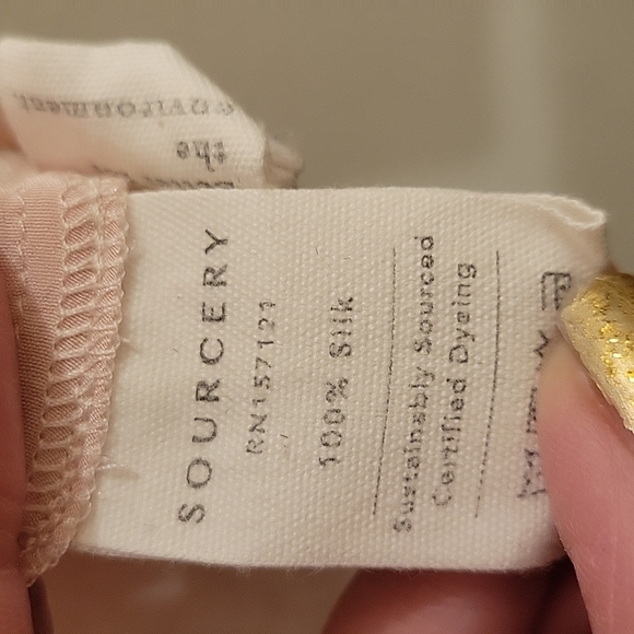 Sourcery | The Byron Shirt Washable Silk Top EUC Sz: M/L - Picture 4 of 8
